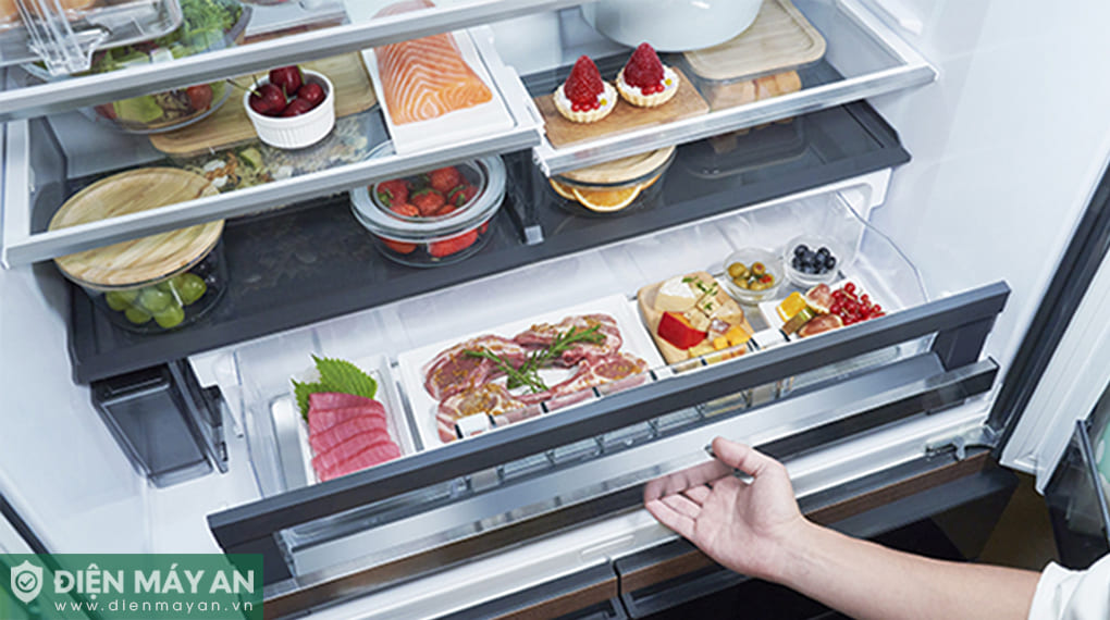 Tủ lạnh Hitachi Inverter 670 lít Multi Door R-GW670TV(XM)